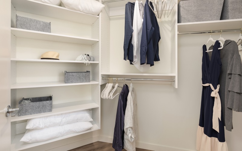 Closet with Storage Space